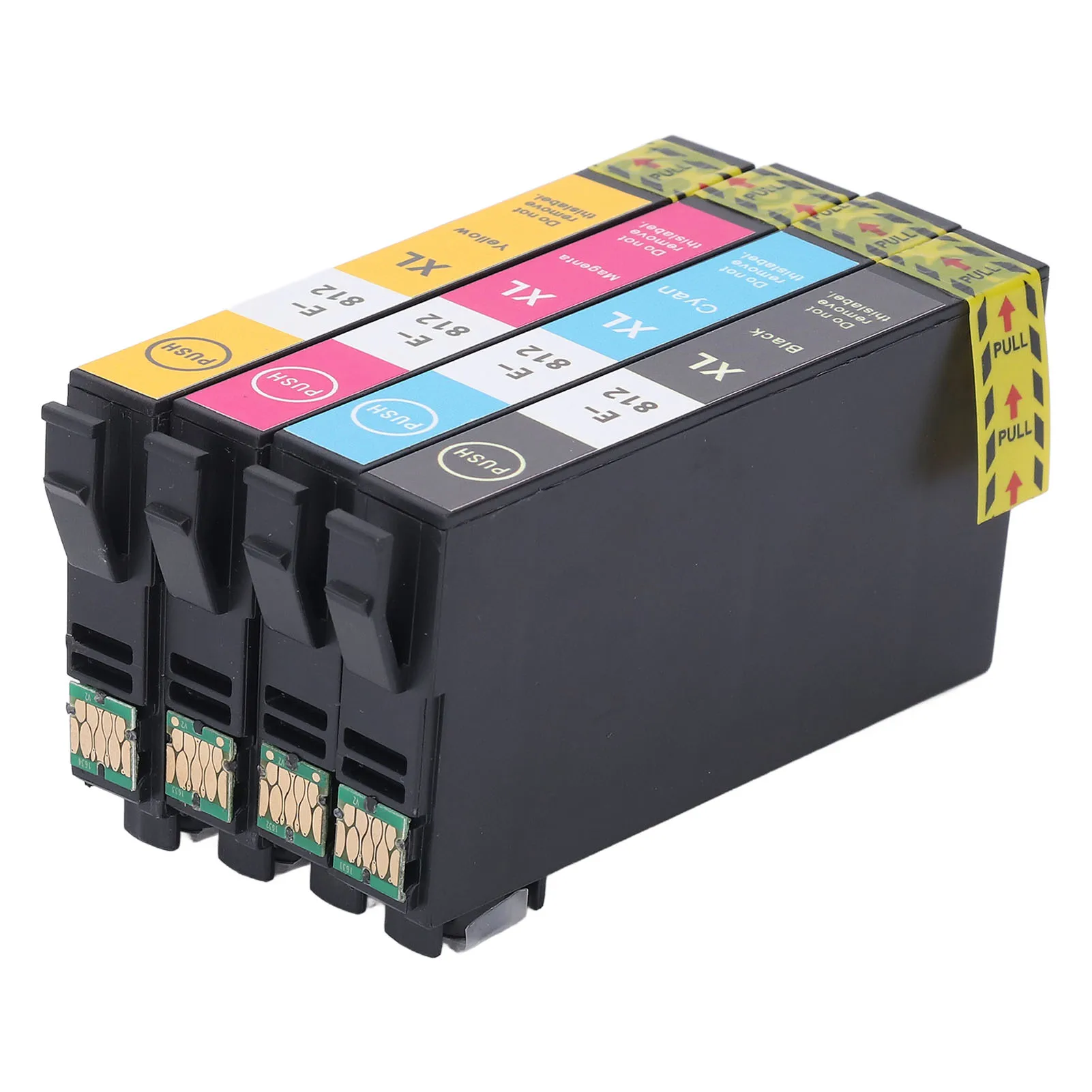 812XL Ink Cartridge Set Black Cyan Magenta Yellow Remanufactured Ink Cartridge for Workforce Pro WF-7840 WF-7820 WF-7310