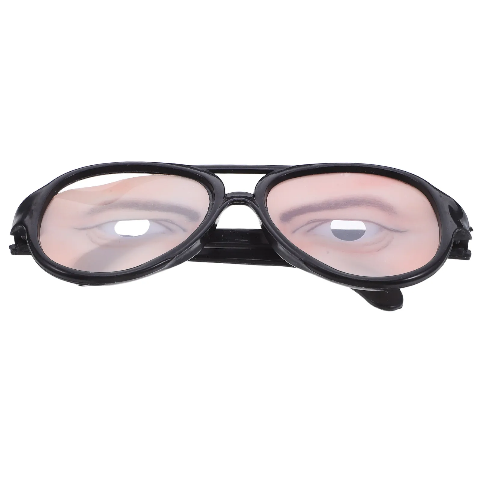 

Funny Glasses Halloween Prank Eyeglass One Size Fits Most Big Frame Lightweight Party Props for Cosplay Masquerade
