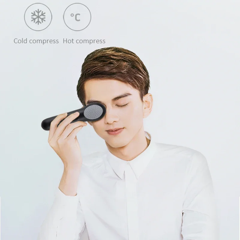 Anti aging galvanic mini eye massage instrument Intelligent automatic temperature control cold and warm vibration comfortable