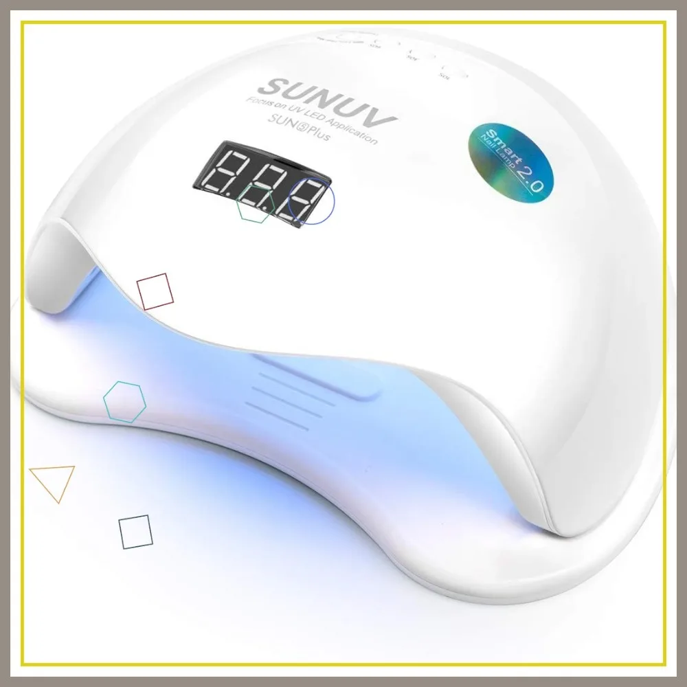 

Professional UV LED Nail Lamp with Sensor and 4 Timers for Manicure Pedicure Gel Polish Drying