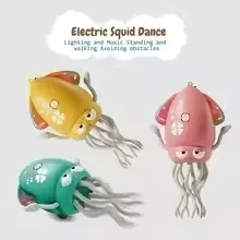 Regalo per il giorno dei bambini Polpo danzante Giocattolo Ornamento da tavolo Giocattolo da pesca Modelli di ornamenti regalo di compleanno per bambini da 3 a 6 anni