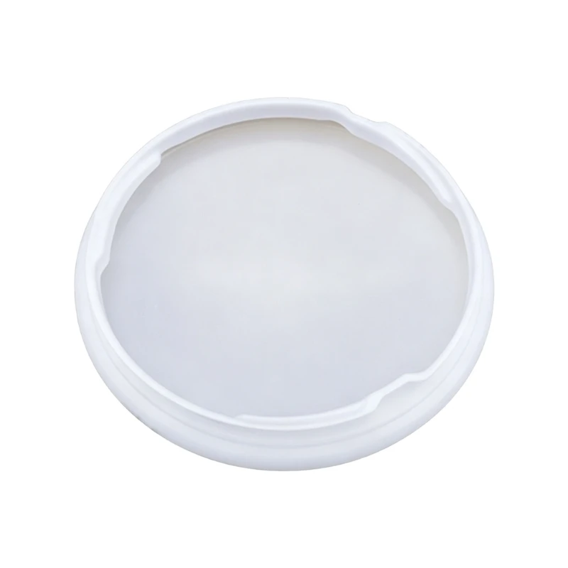 F68E Universal Round LED Ceiling Light Cover Plastic Rotating Socket Design Replacement Shade for Home and Office Lighting
