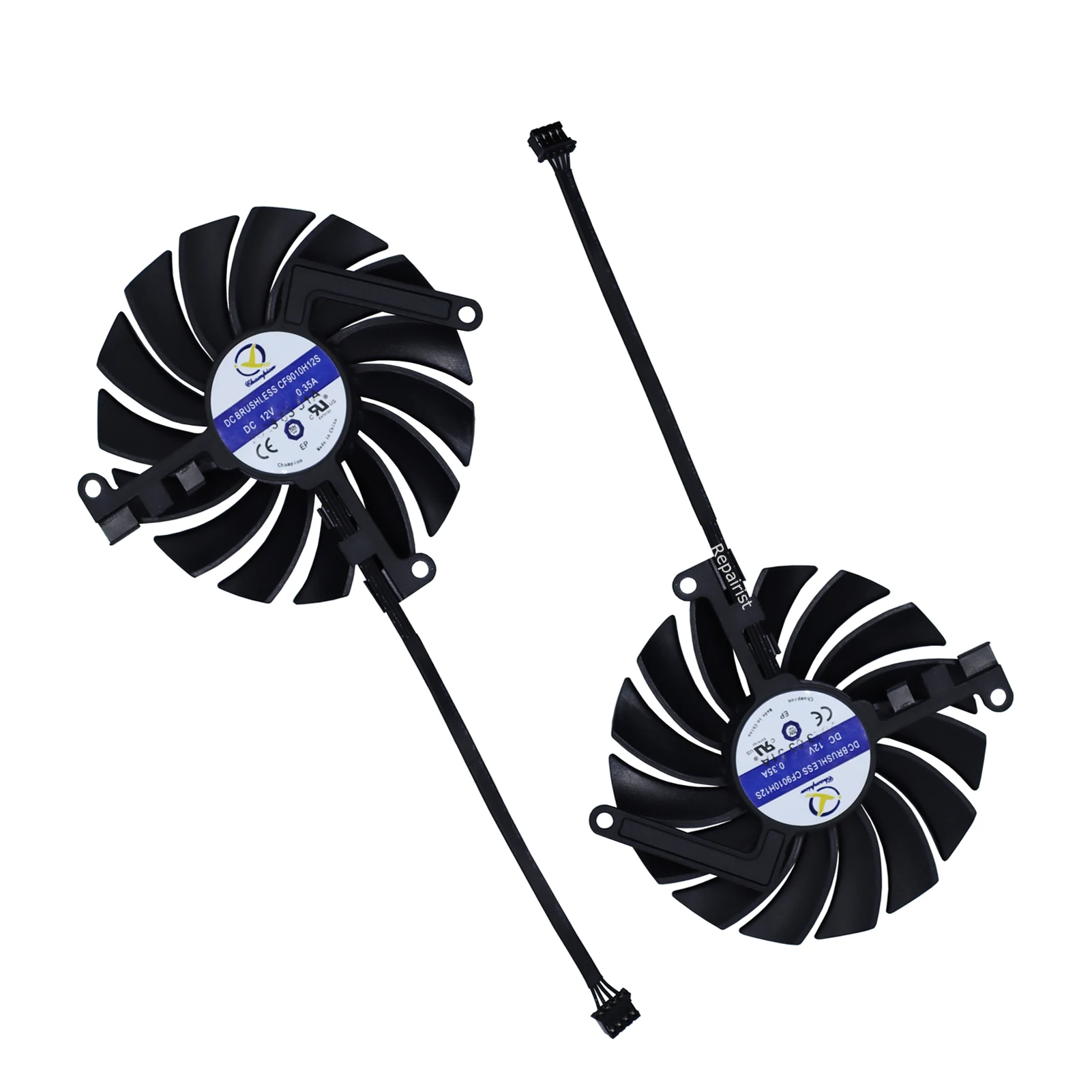 Video Cards Fan Graphics Card Cooler For PNY RTX 3060 RTX3060 VERTO Dual Fan 8GB,2Pcs/Set,CF9010H12S Replace CF-12915S