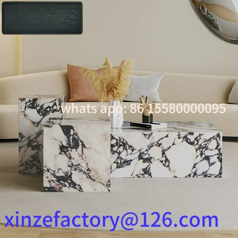 

Customizable rock slab small apartment flower stand sofa edge corner
