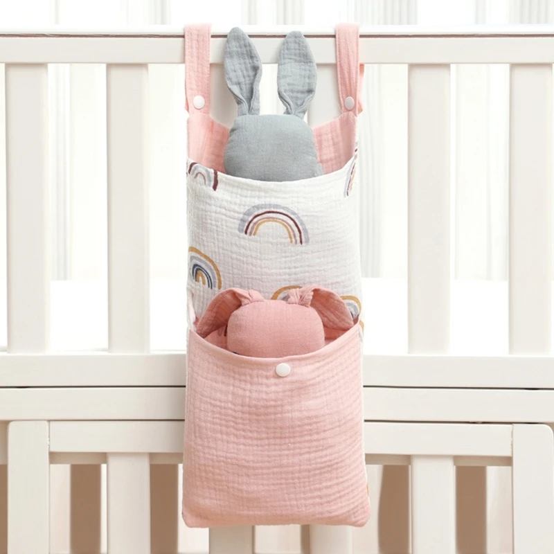 Étui rangement multifonctionnel pour nourrissons, pochette rangement pour couches bébé à 2 poches