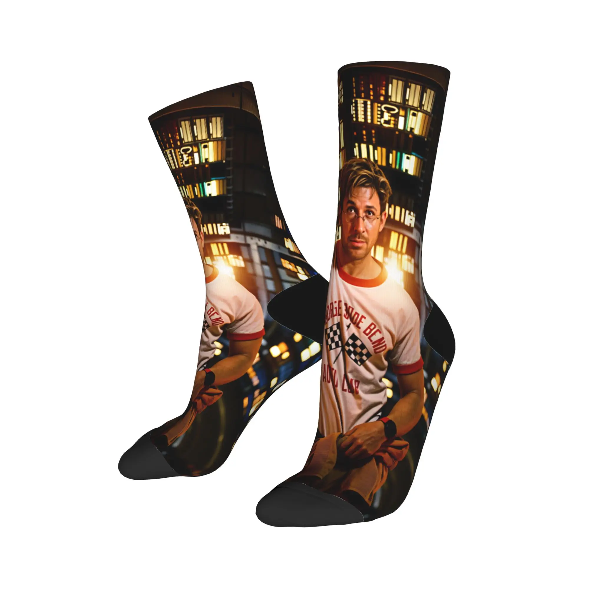 Men Socks Project Hail Mary  Stockings Spring Novelty Soft Socks Printed Cycling Non Slip Socks
