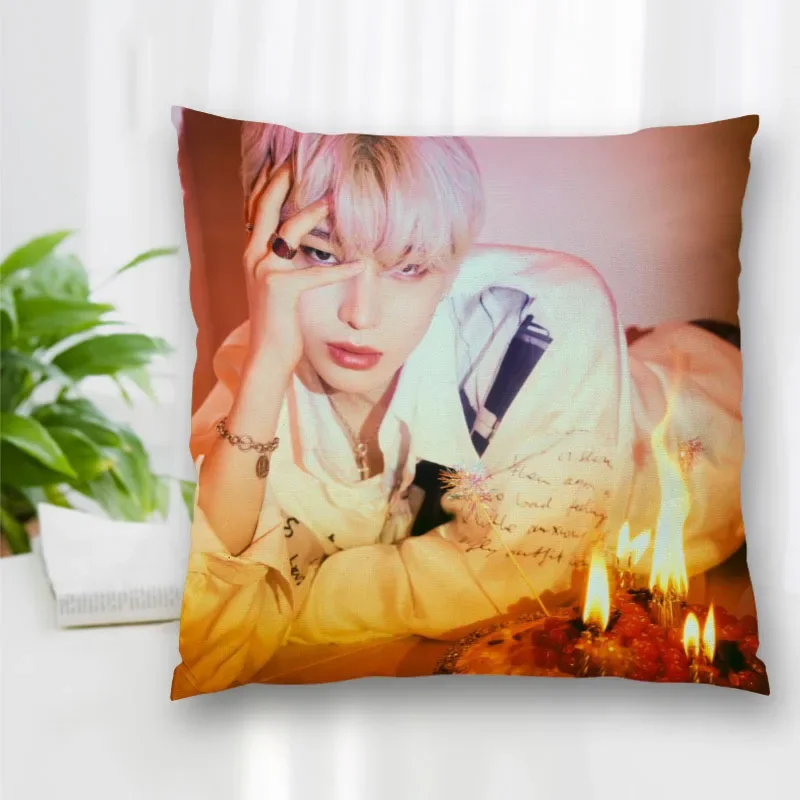 Custom KPOP SUNOO Pillowcase With Zipper Bedroom Home Office Decorative Pillow Sofa Pillowcase Cushions Pillow Cover