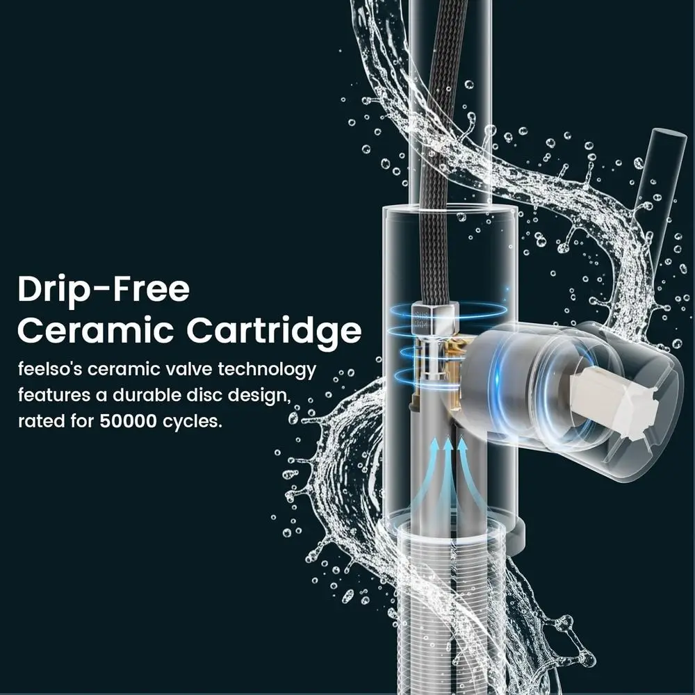 صنبور مطبخ بخاخ قابل للسحب، من الفولاذ المقاوم للصدأ بقوس عالٍ، مقبض واحد لأحواض واحدة أو 3 فتحات، لمسة نهائية من النيكل المصقول، مناسب f