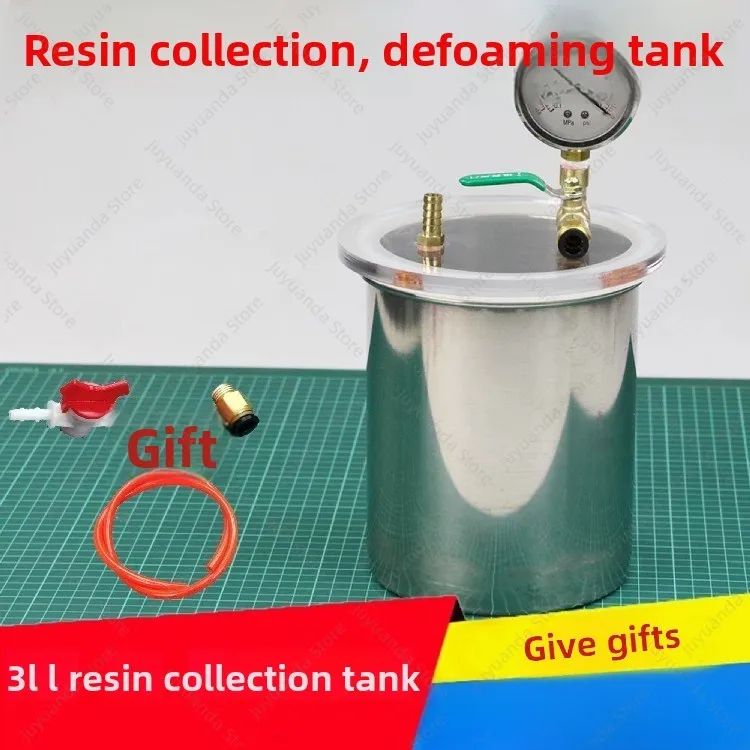 Collector Pot 3L Vacuum Resin Collector Pot for Vacuum Resin Infusion Process Drying Chamber Degassing