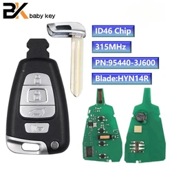 PN:95440-3J600 per Hyundai Veracruz 2007-2012 315MHz ID46 Chip ID FCC: muslimyn14r Keyless Go Smart Remote Car Key