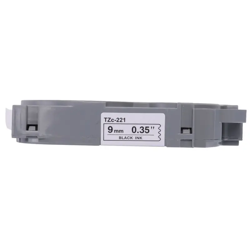 Superior-Tze 221 Tape PTH110 Tape 9Mm 0.35 Inch Laminated White For Label Maker Tape Compatible For Brother P-Press 2-Pack
