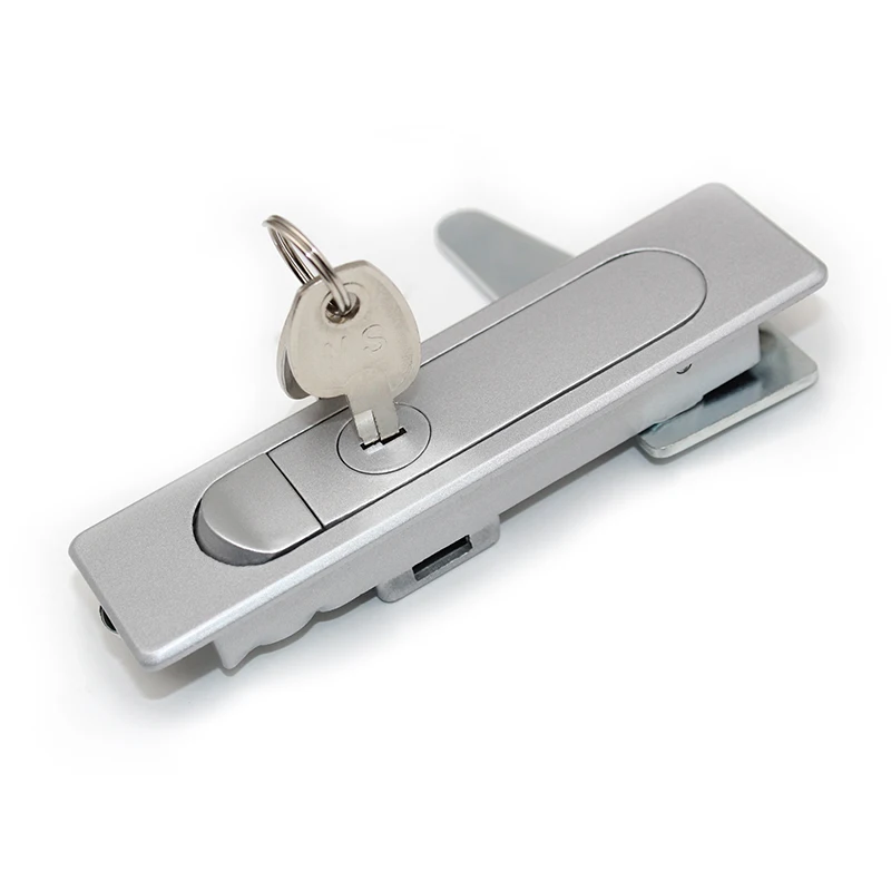 XJJ-MS730 Bouncing Cabinet Plane Lock Black Matte Distribution Box Tin Trunk Switch Cabinet Equipment Box  Industrial Lock