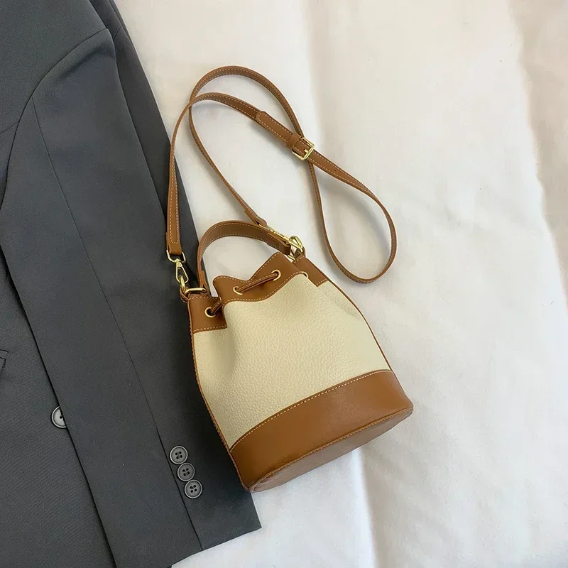 

PU String Niche Design Crossbody Bags Popular Fashionable Women's Bags on Sale 2025 New New Versatile Commuting Bucket Bags