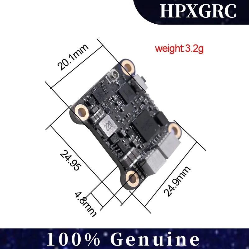 

HPXGRC 5,8G 1 Вт FPV VTX Стабильный и прозрачный, 64-битный видеопередатчик дальнего действия с простой настройкой