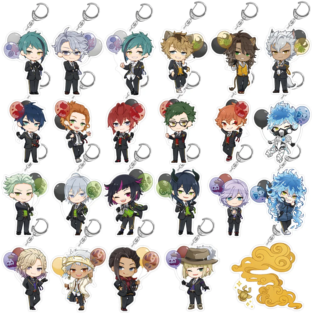 Twisted-Wonderland Ace Trappola Jamil Viper Epel Felmier Idia Shroud Jade Leech милый акриловый брелок кулон орнамент подарки