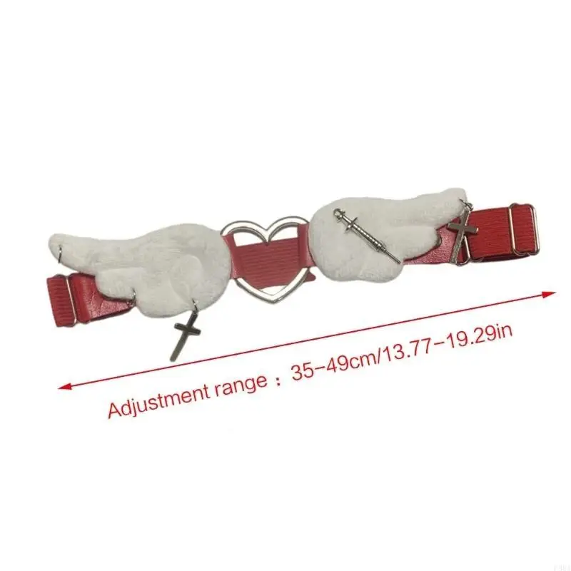 P88A Gothic Đùi Nhẫn Cánh Thiên Thần Đáng Yêu Chân Nhẫn Trái Tim Đùi Dây Chuyền Trang Sức Trang Trí