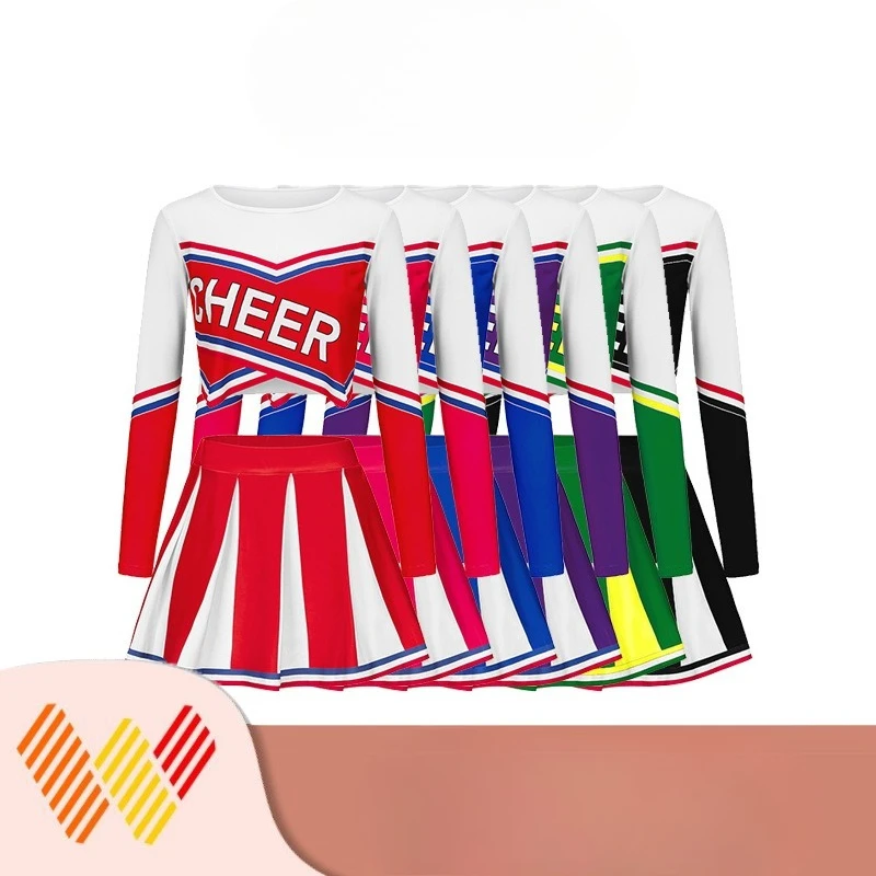 Children's Cheerleading Costumes Children's Clothing Suits Competitive Competition Gymnastics Cheer Performance Dance Costumes