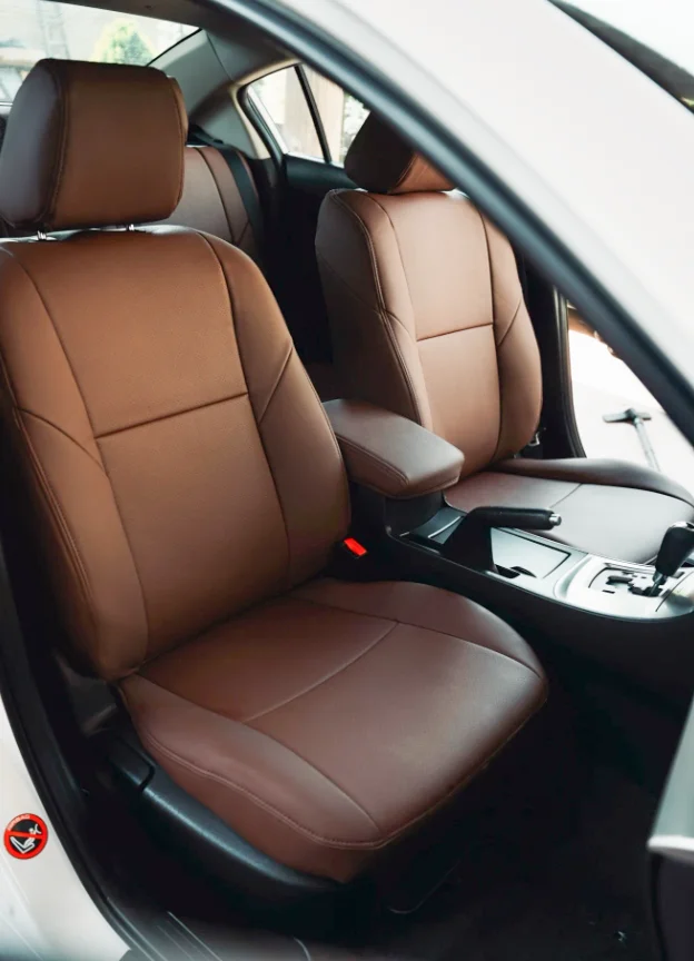 Custom fit Car Seat Covers Full Covered for 2020-2025 Mazda 3 Sedan and Hatchback Top Quality Leather 2 Rows 5 Seats Full Set