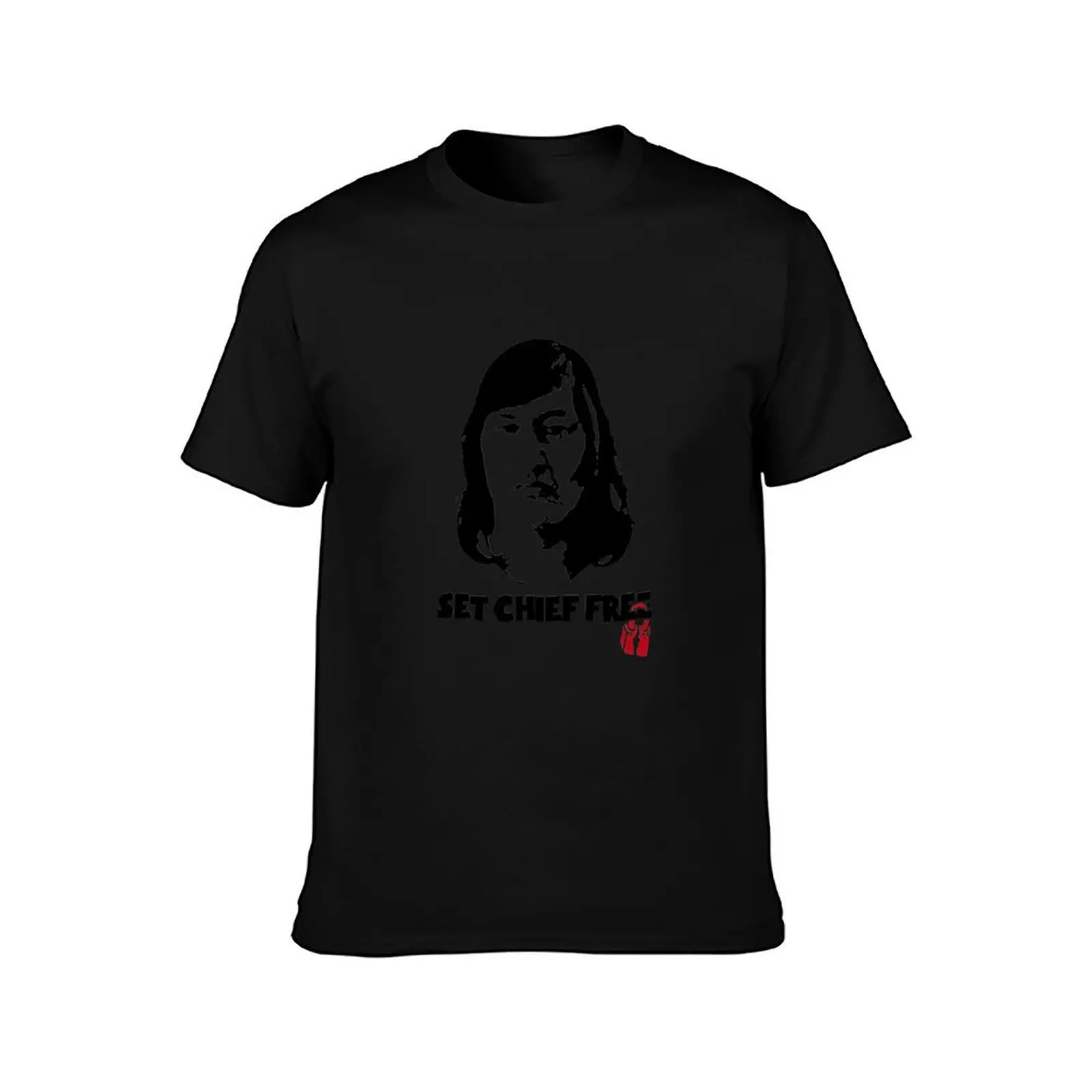 One Flew Over The Cuckoo’s Nest “Chief” Stencil T-Shirt Anti-Wrinkle Short Sleeve T-Shirt