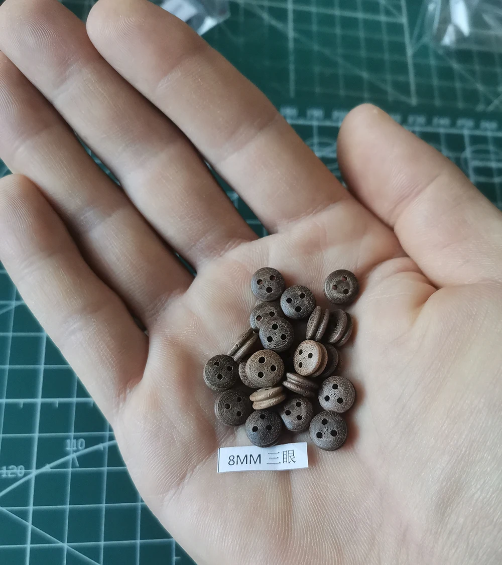 Ship Model Classic Accessories Black Walnut Deadeye Model Ship Pulleys DIY Hobby Making Tools 20pcs/lot