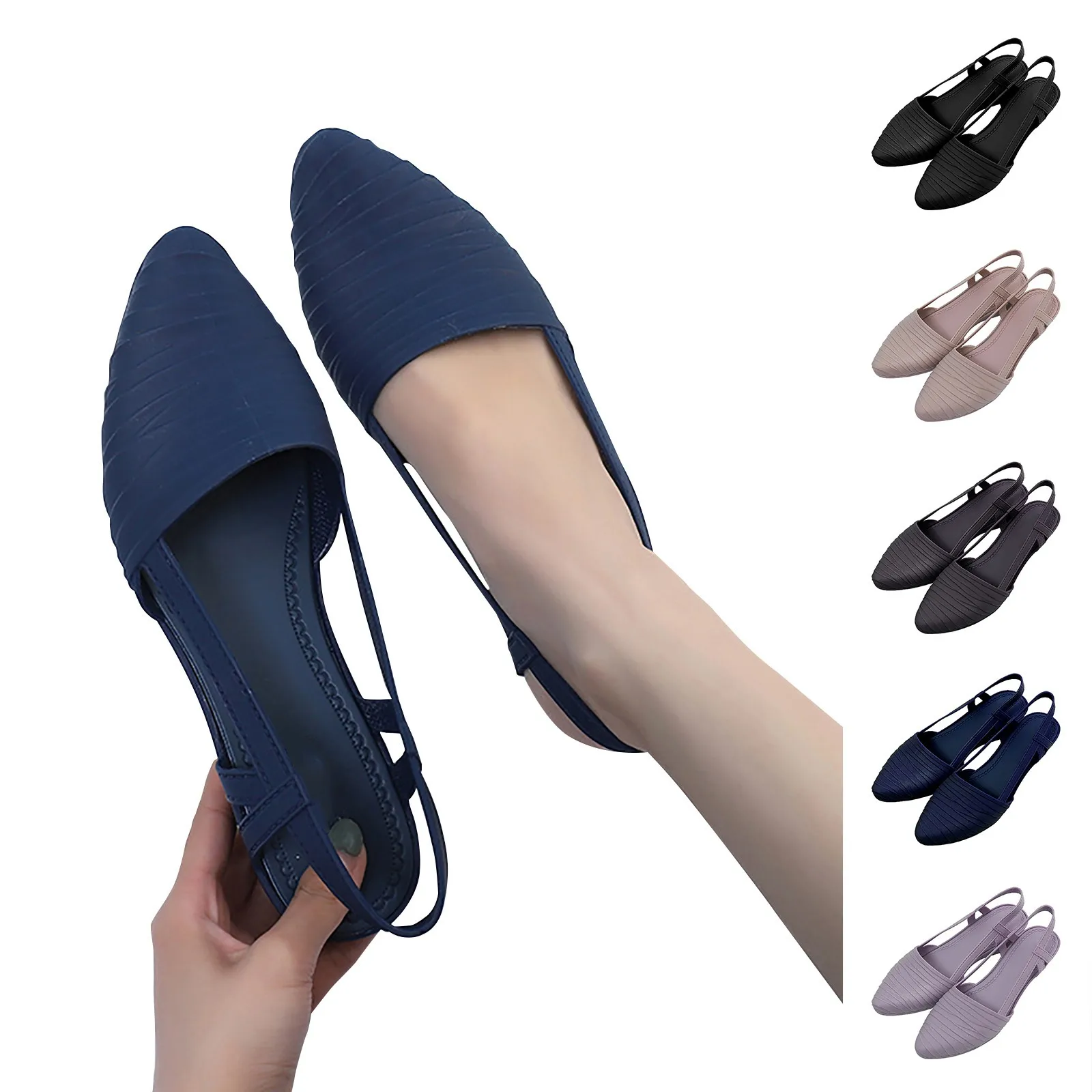 Women Baotou Flat Slippers Wedge Sandals for Women Womens Strap Sandals Size 6 Womens Sandals Size 38 Sandals for Women Size 8 W