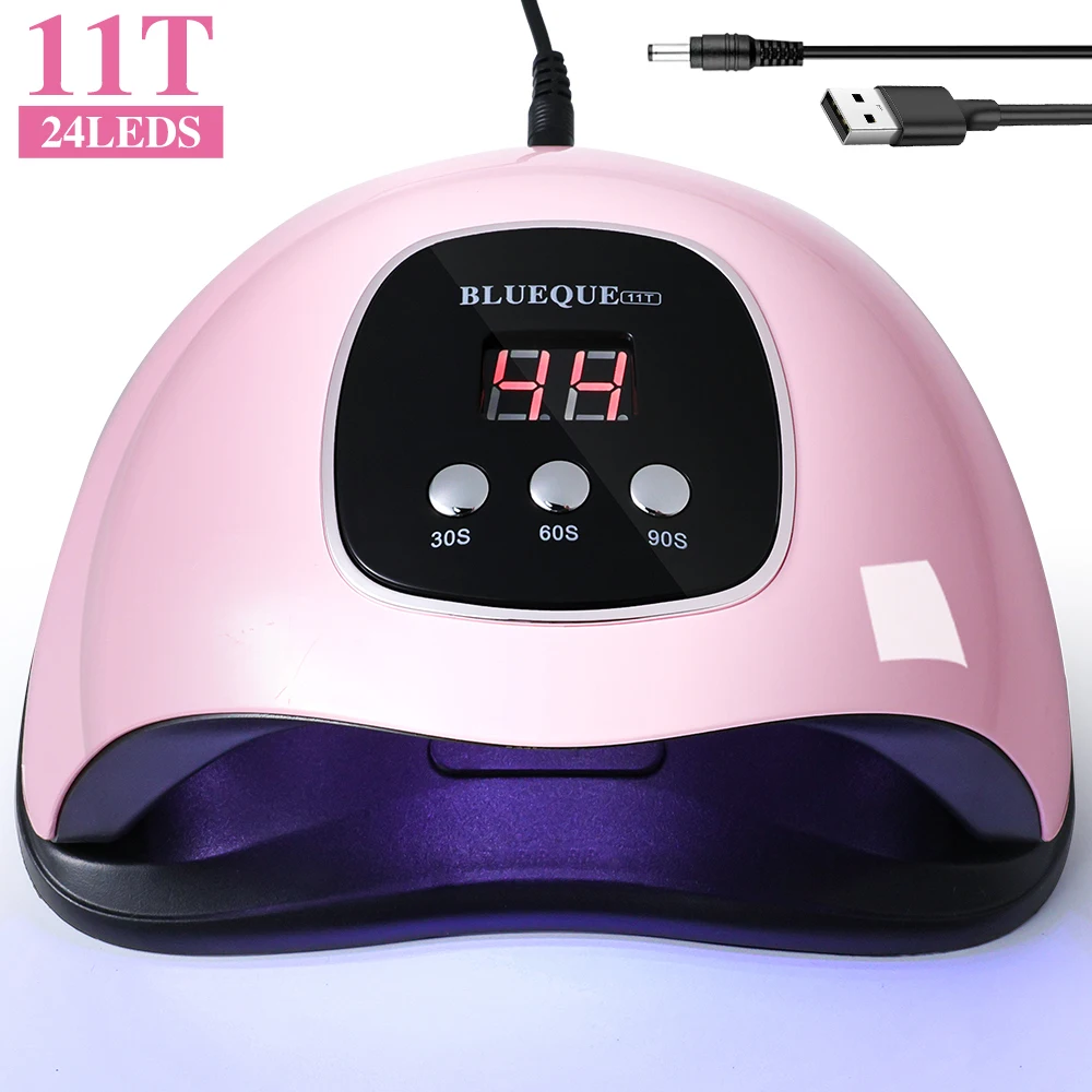 UV LED Nail Dryer Machine Professional 24 LED UV Manicure Lamp Home Use Nail Lamp For Drying Polish Varnish With USB Cable