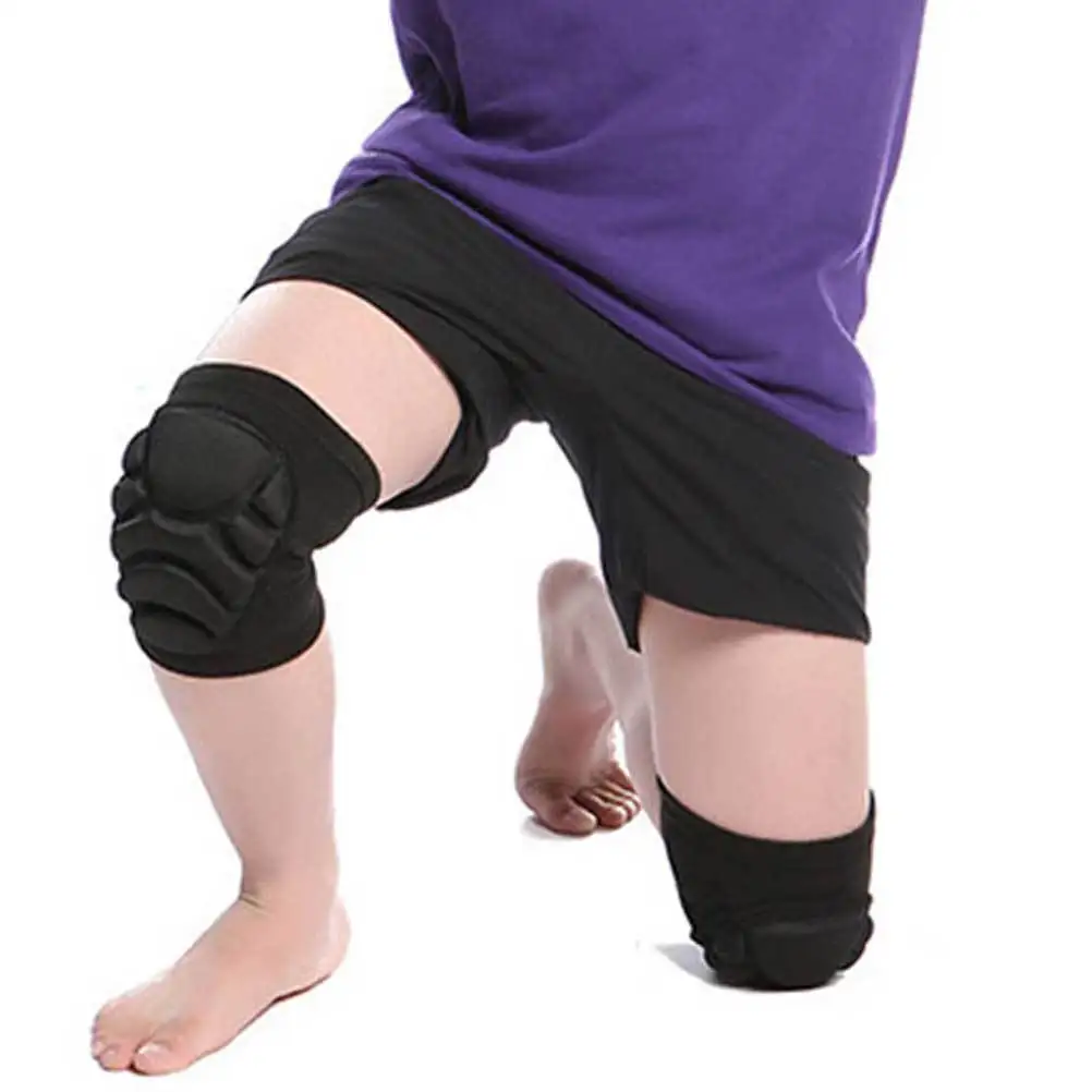 

2Pcs Protective Pads Thickened Black Size S Comfortable Kneepads for Skating Biking Climbing