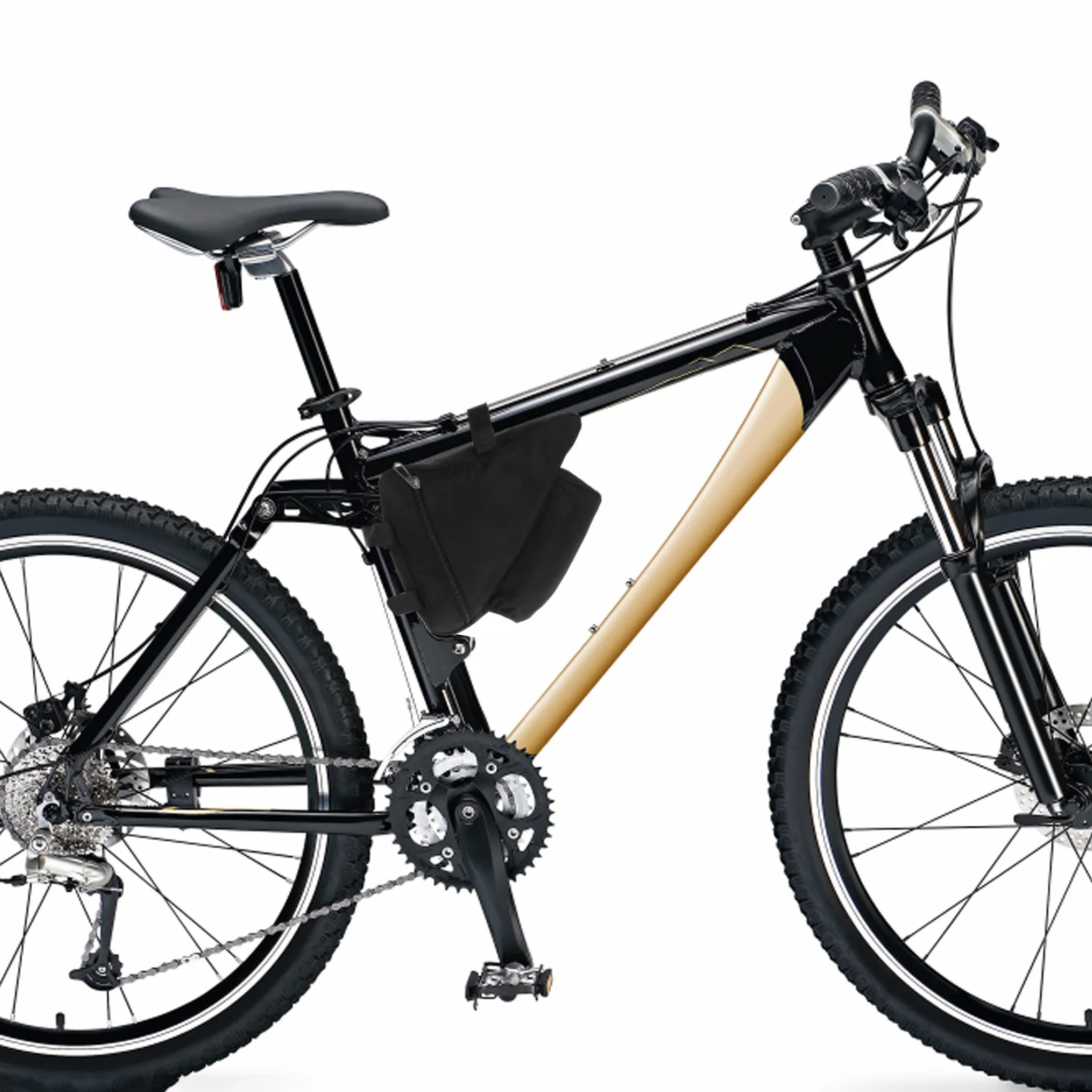 

Bike Front Bag Waterproof Durable Top Tube Bag for Cycling USB Cable Id Card Money Storage Bicycle Accessories