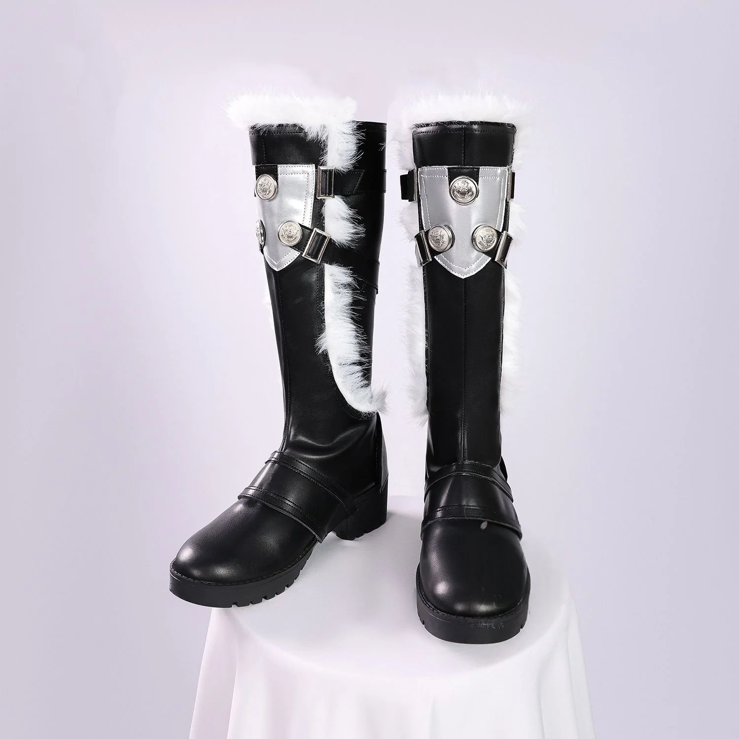 Qiuyuan Cosplay Spiel Wuthering Waves Schuhe Kostüm Zubehör Requisiten Anime Halloween Kostüme für Frau Schuh