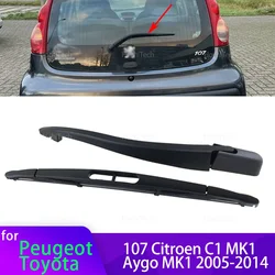 Rear Wiper Blade Windshield Windscreen Tailgate Window Rain Brush for Peugeot 107 Citroen C1 MK1 Toyota Aygo MK1 2005-2014