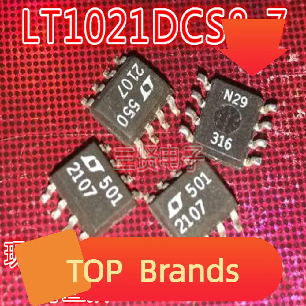 ชิปเซ็ตIC LT1021DCS8-7 10ชิ้น LT2107 8ชิ้นของแท้ใหม่