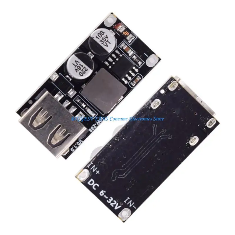 

Регулятор мощности DC12V24V понижающий модуль питания USB DC12V24V для QC3.0 Step Down