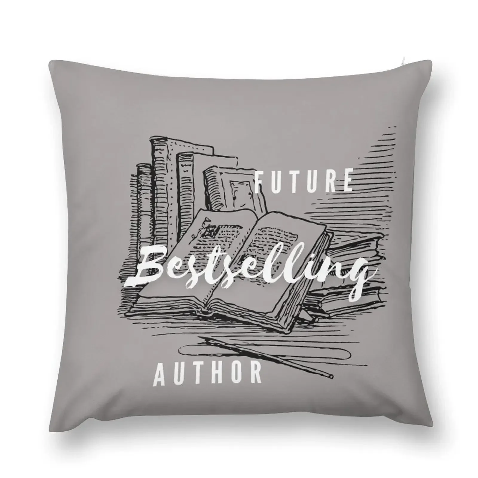 

Future Bestselling Author Throw Pillow Sofa Covers Couch Cushions home decor items Marble Cushion Cover pillow