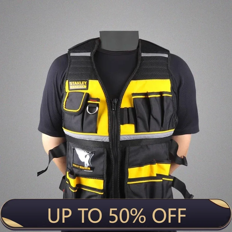 Tool Vest Multifunctional Portable Tools Storage Accessories Carpenter Electrician Repair Wrench Screwdriver Hardware Organizer