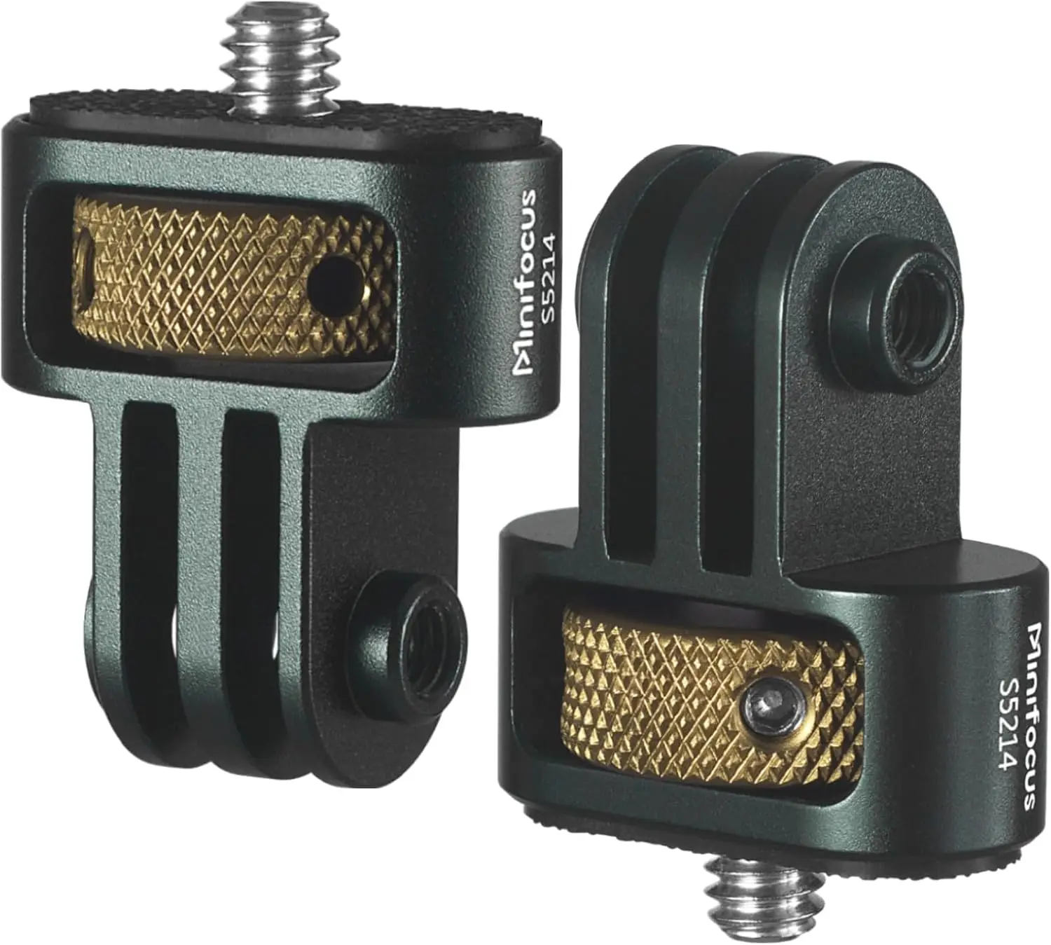 

Адаптер GoPro на 1/4 дюйма, 2 шт., алюминиевый адаптер для крепления камеры на штатив, крепление для камеры с винтом 1/4 дюйма для GoPro Hero 13/12/11/1