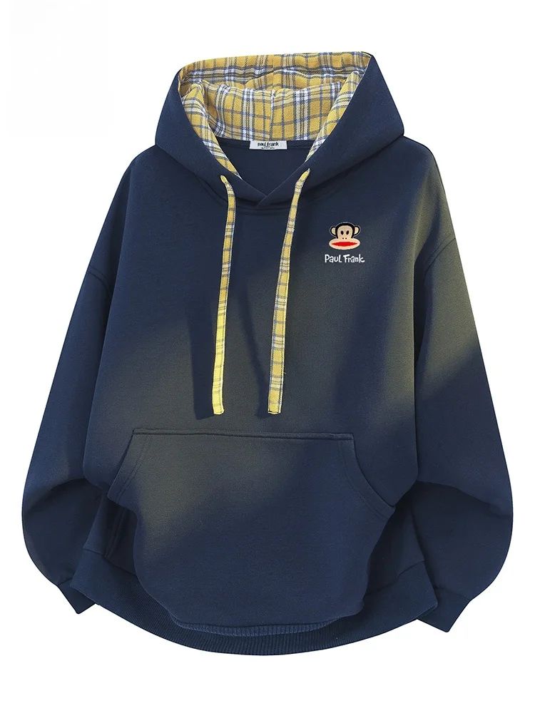 

Мужская толстовка Paul Frank с длинными рукавами, осенне-зимняя, повседневная, свободного кроя, удобная, теплая, из смесового полиэстера