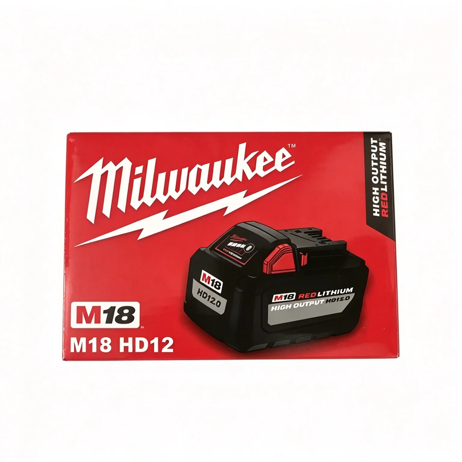 New Milwaukee 18V M18 12.0Ah Lithium Battery Consistent Power Supply for Circular Saw Reciprocating Saw 18V Cordless Power Tools