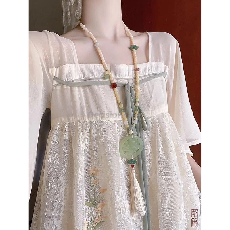 2026 fairy trendy improved hanfu chinese style vintage embroidery modern daily hanfu han element elegant temperament ru dress