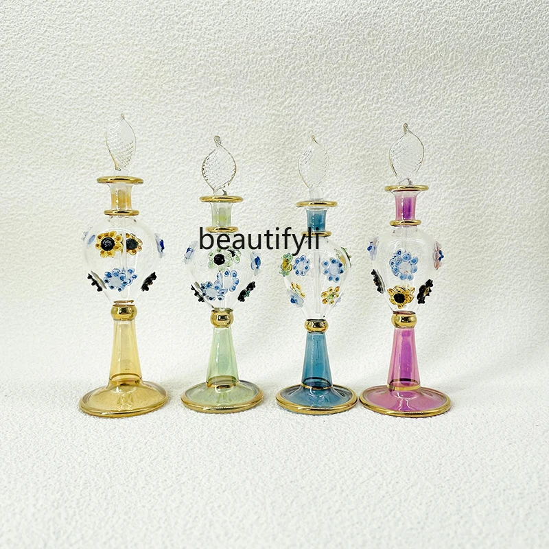 

Specialty, handmade, glass bottle 10cm tourist souvenir, aromatherapy diffuser decoration