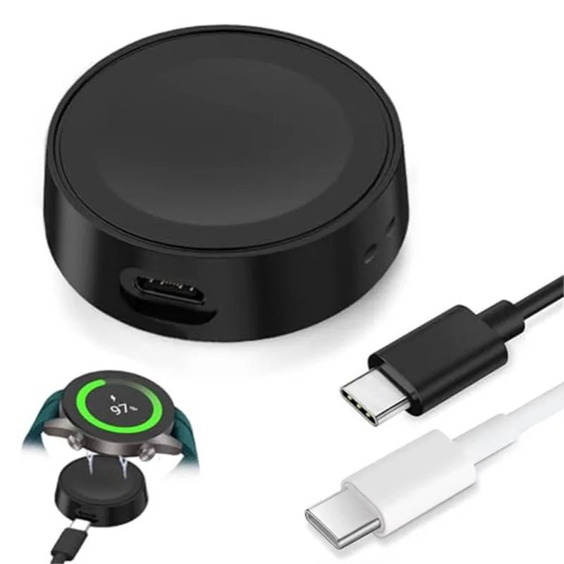 

Travel Charger Fast Charging Dock Wireless Magnetic Charger Type C Dock Charging For Samsung Galaxy Watch 7 6 5 4 3 Active 2 1