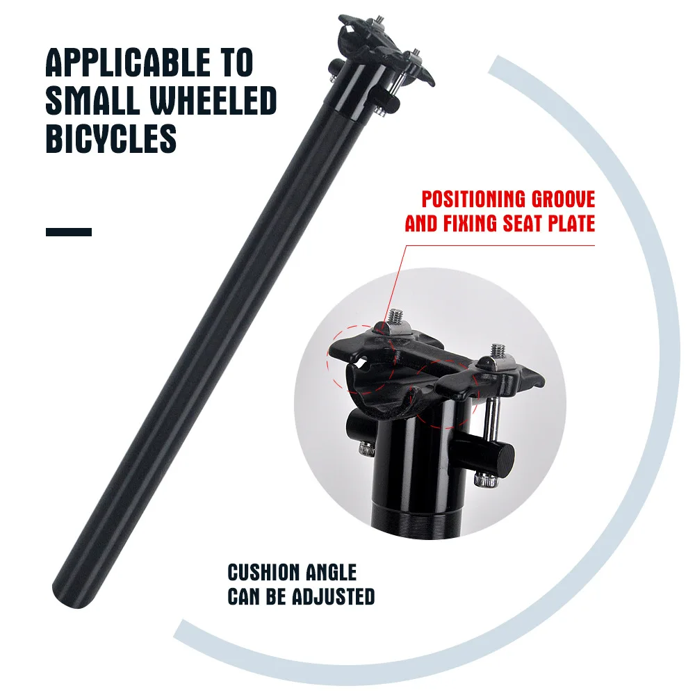 Folding Bicycle Seatpost Aluminium seatpost Bicycle Extension Seatpost 500/580 mm bicycle seatpost