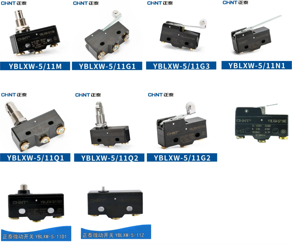 

5pcs CHINT Limit Switch Micro Switch YBLXW-5/11Q1 YBLXW-5/11G2 YBLXW-5/11G1 YBLXW-5/11M YBLXW-5/11N1 YBLXW-5/11Q2 LXW5-11N1