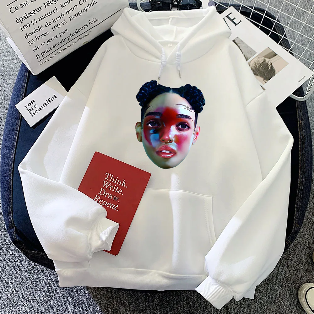 EUSEXUA-Sweats à capuche à col rond pour femmes et hommes, Singer FKA Twigs Graphic PVD, Vêtements pour femmes, Nouveau, 2024