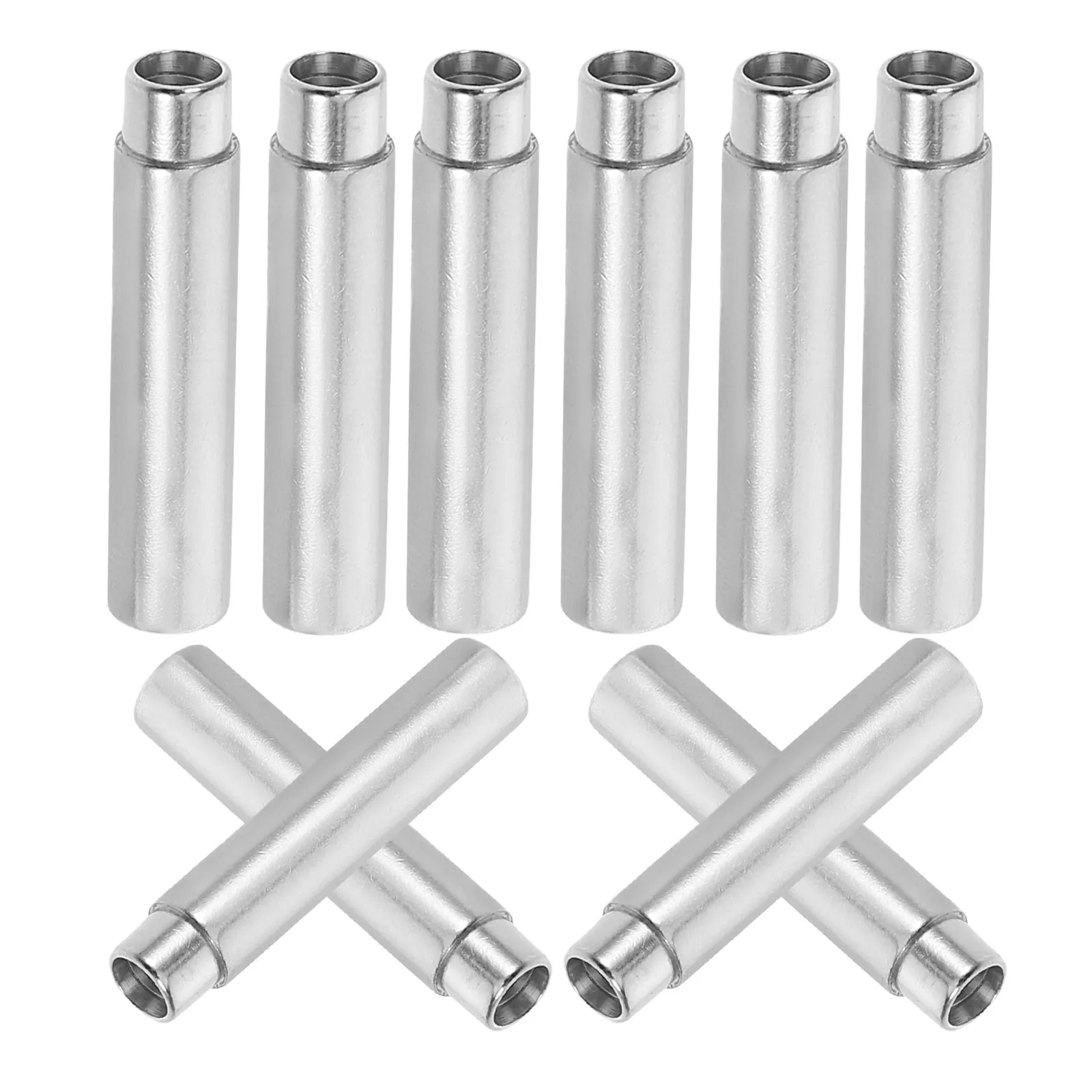 10Pcs Pyrography Adapter Soldering Iron to Wood Burner M4 Precision Thread Heat Resistant Metal Converter for Hobbyists Artists