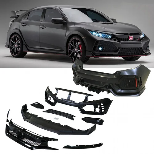 

Retrofit Factory Sale Front bumper kits Car Kits Body Kit For Honda Civic 2016-2020 FK8 TYPE-R Car Accessories