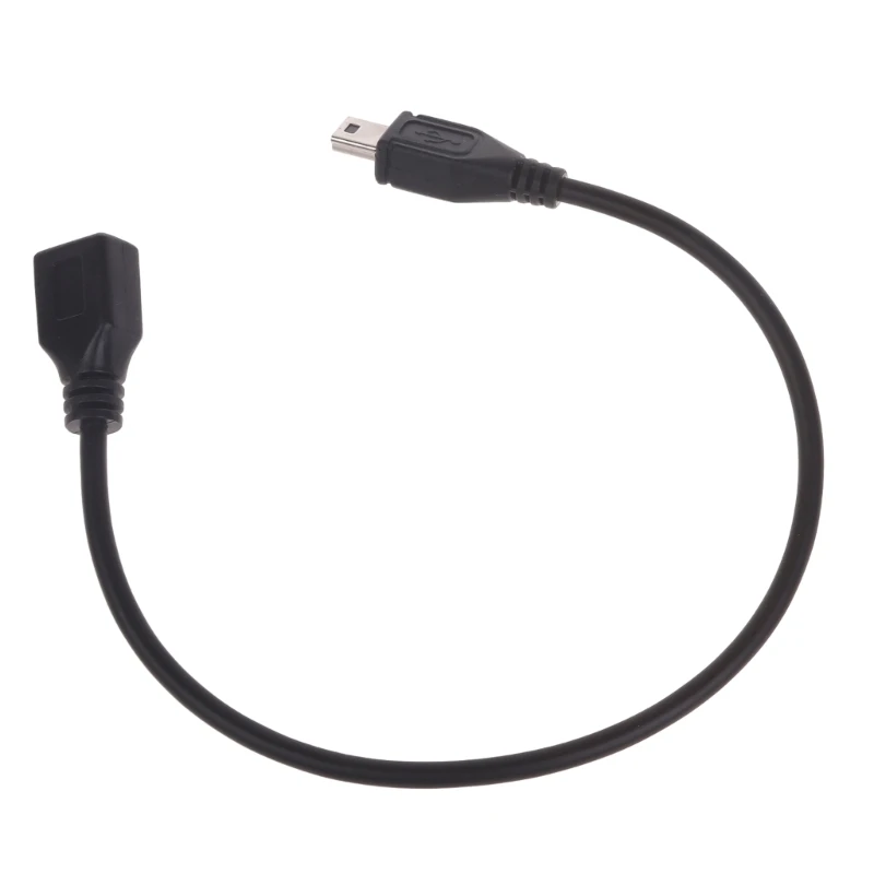 Micro USB Female to Mini USB Male Extension Cable Charging Cable Data Sync Cord