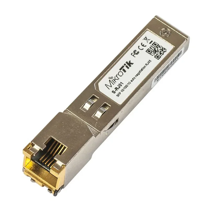 

Mikrotik fiber optic module Gigabit module S-RJ01 Gigabit module S+RJ10 RJ45 interface