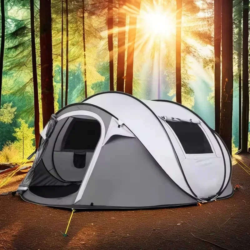 Automatic Waterproof Fabric Quick-Opening Pop Up Tent/ sunscreen breathable camping tent