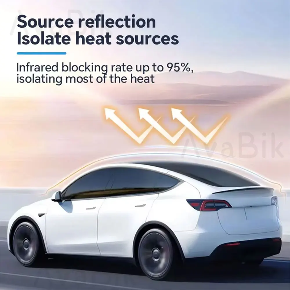 

TPU Pre-Cut Car Window Privacy Tint Film For Tesla Model Y 2020-2022/2023 Auto Sticker for Tesla Model Y 2024 privacy protection