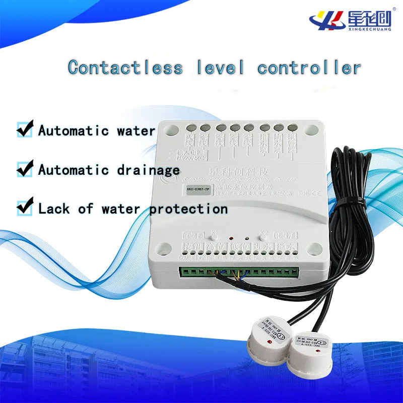 XKC-C382 Automatic Water Supply And Drainage Level Controller Water Level Sensor Non-contact Level Sensor Water Level Sensor